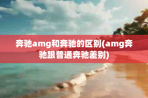 奔驰amg和奔驰的区别(amg奔驰跟普通奔驰差别)