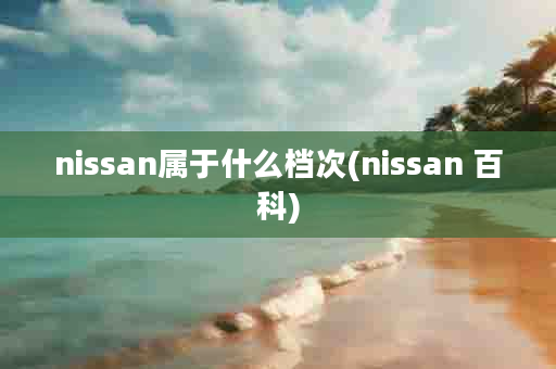 nissan属于什么档次(nissan 百科)