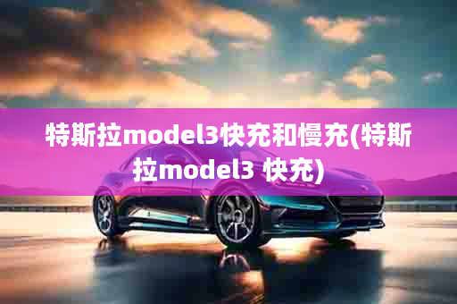 特斯拉model3快充和慢充(特斯拉model3 快充)