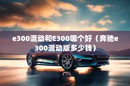 e300混动和E300哪个好（奔驰e300混动版多少钱）